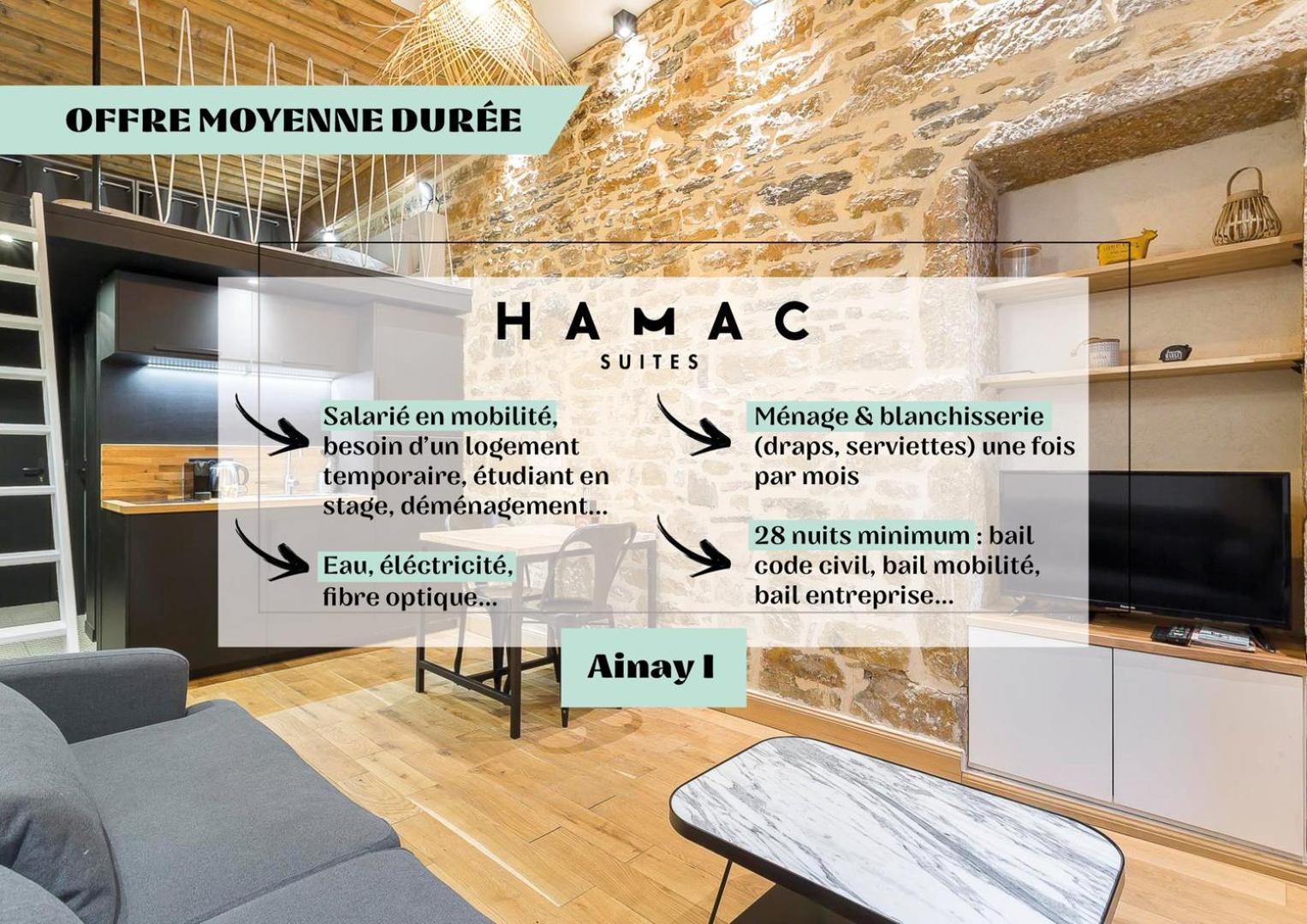 Hamac Suites - Studio Ainay 1 - Hyper Centre Lyon - 2 Personnes Luaran gambar