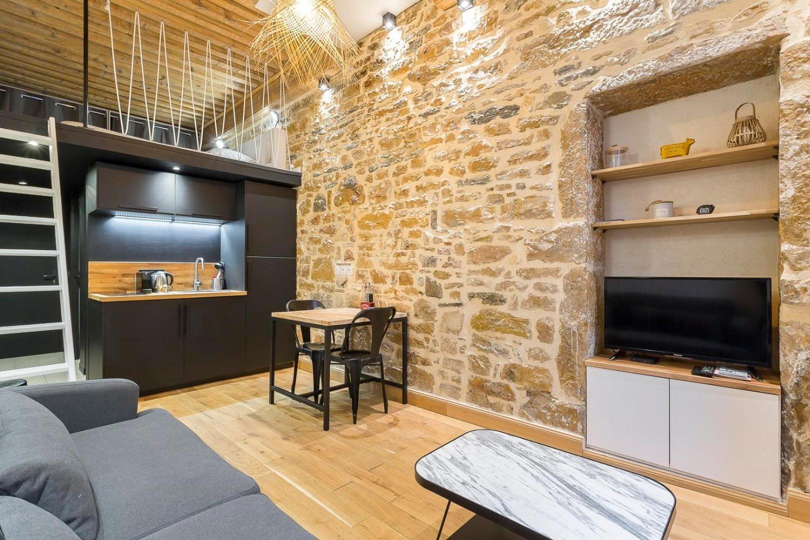 Hamac Suites - Studio Ainay 1 - Hyper Centre Lyon - 2 Personnes Luaran gambar