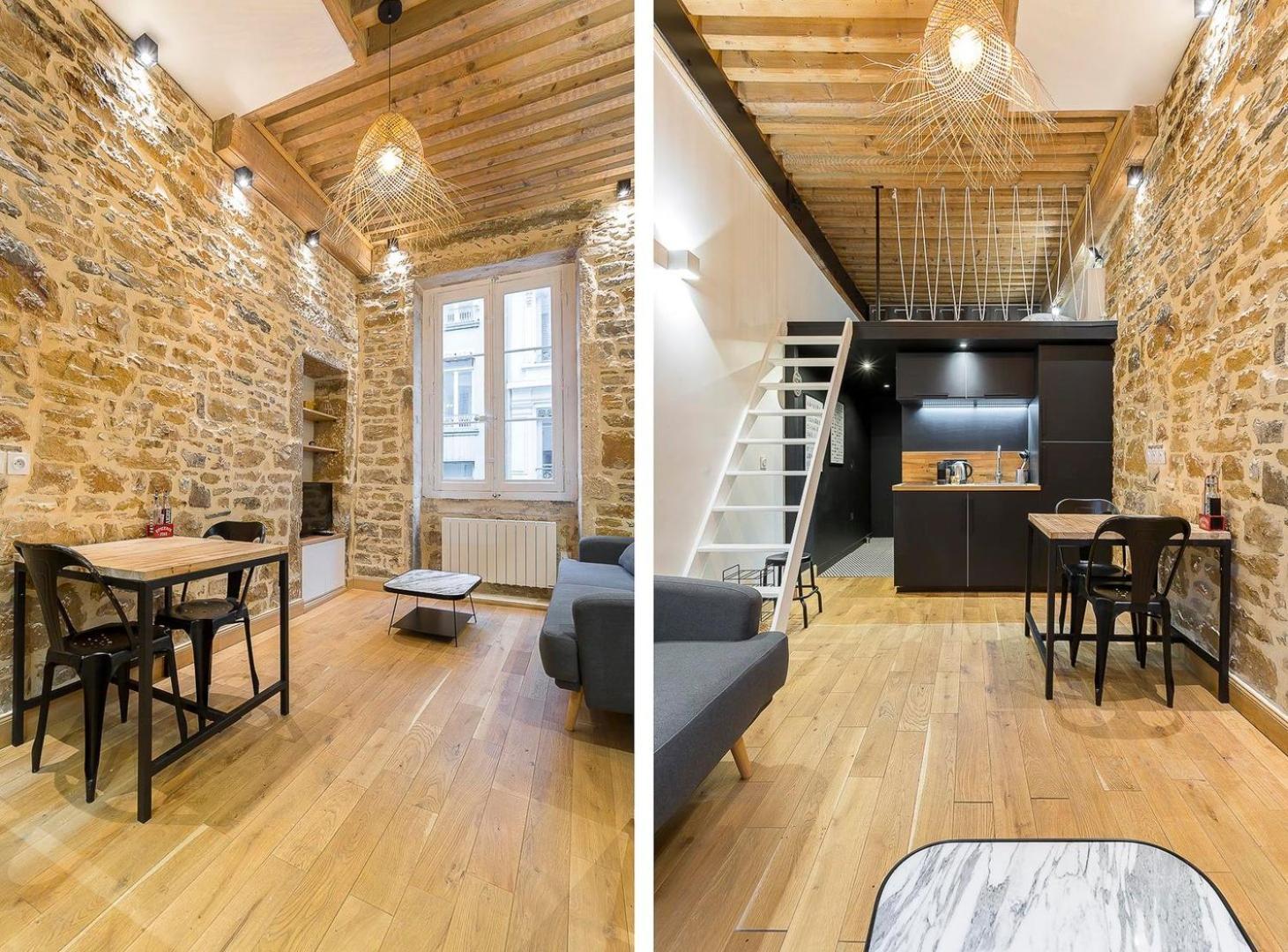 Hamac Suites - Studio Ainay 1 - Hyper Centre Lyon - 2 Personnes Luaran gambar